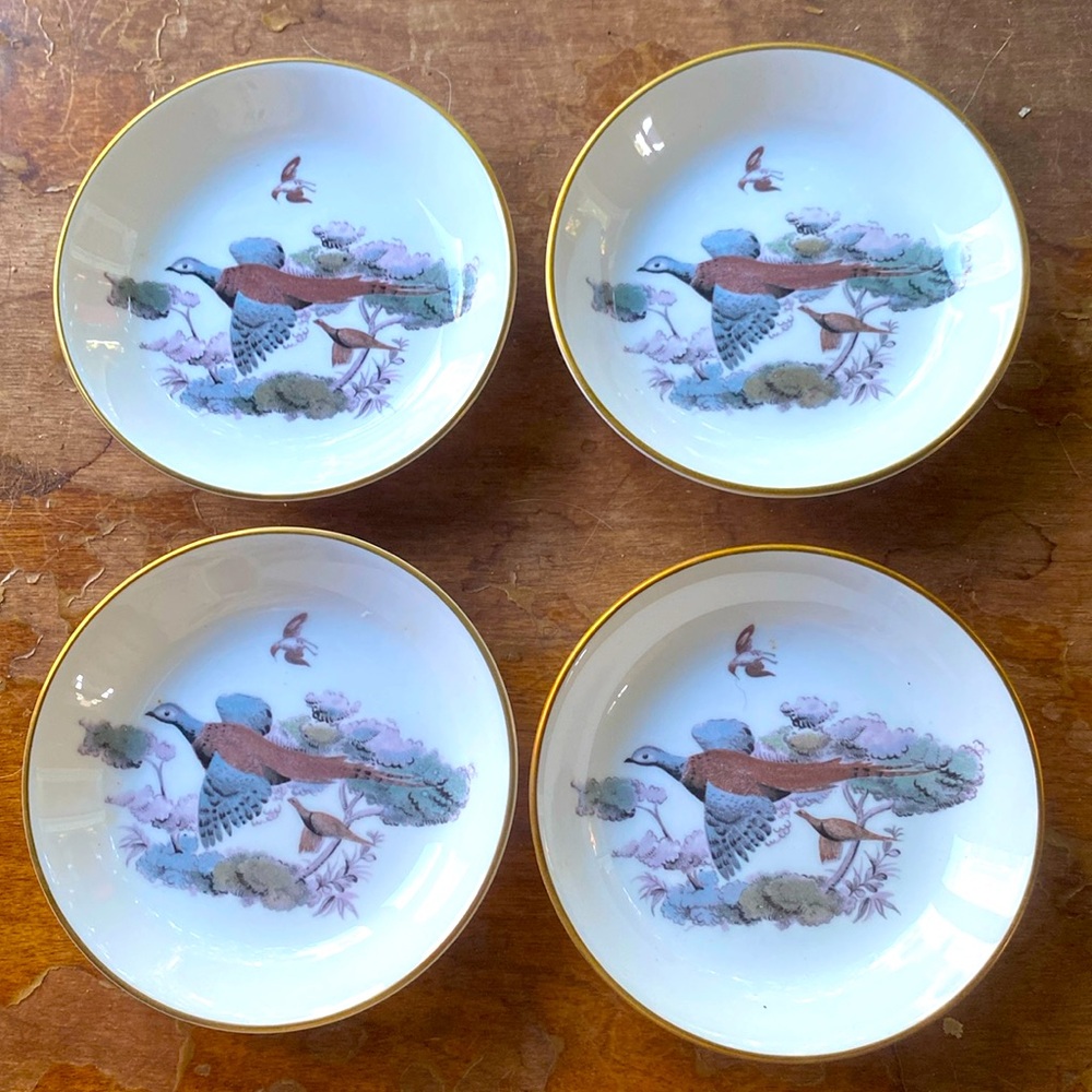 Royal Worcester 4 small bone china dishes
